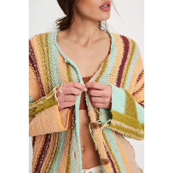 New Free People Baja Cardi size XS - Picture 3 of 8